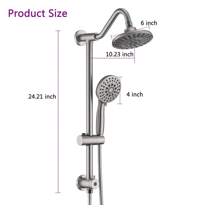 MAXWELL Complete Shower System & Reviews Wayfair